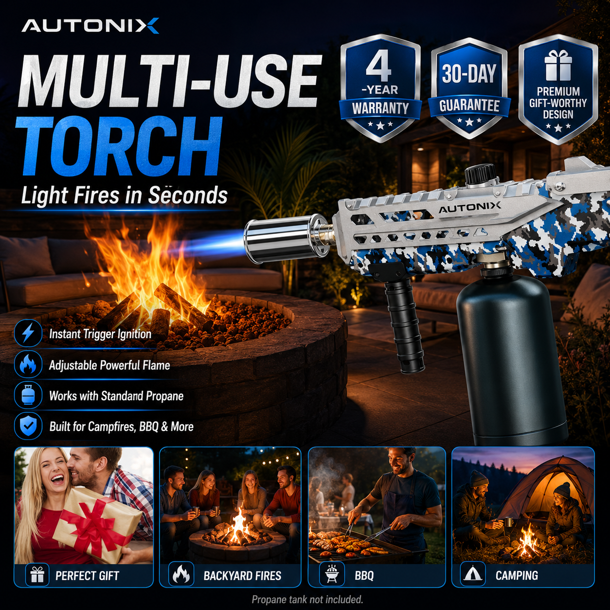 Autonix Adjustable Propane Torch