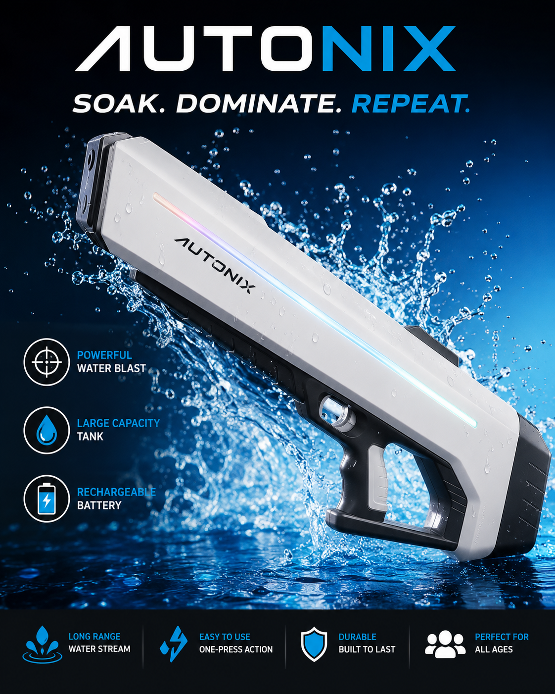 Autonix Powerful Water Blaster